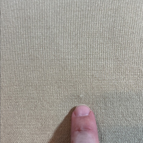 Strut & Bolt Tan Dramatic Statement Ruffle Sleeve Top Women's L Mob Wife - Picture 12 of 13